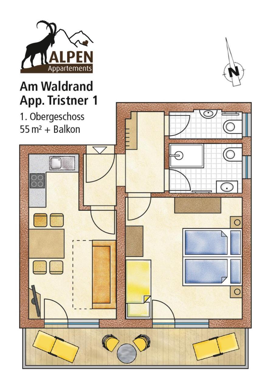 Alpen Appartements Hochmuth Mayrhofen Exteriör bild